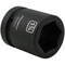 Dynamic 1" Drive Standard Socket, Black Phosphate, Tools 1-3/8" X 1" Drive, 6 Point Standard Length D025344 - alternate 2